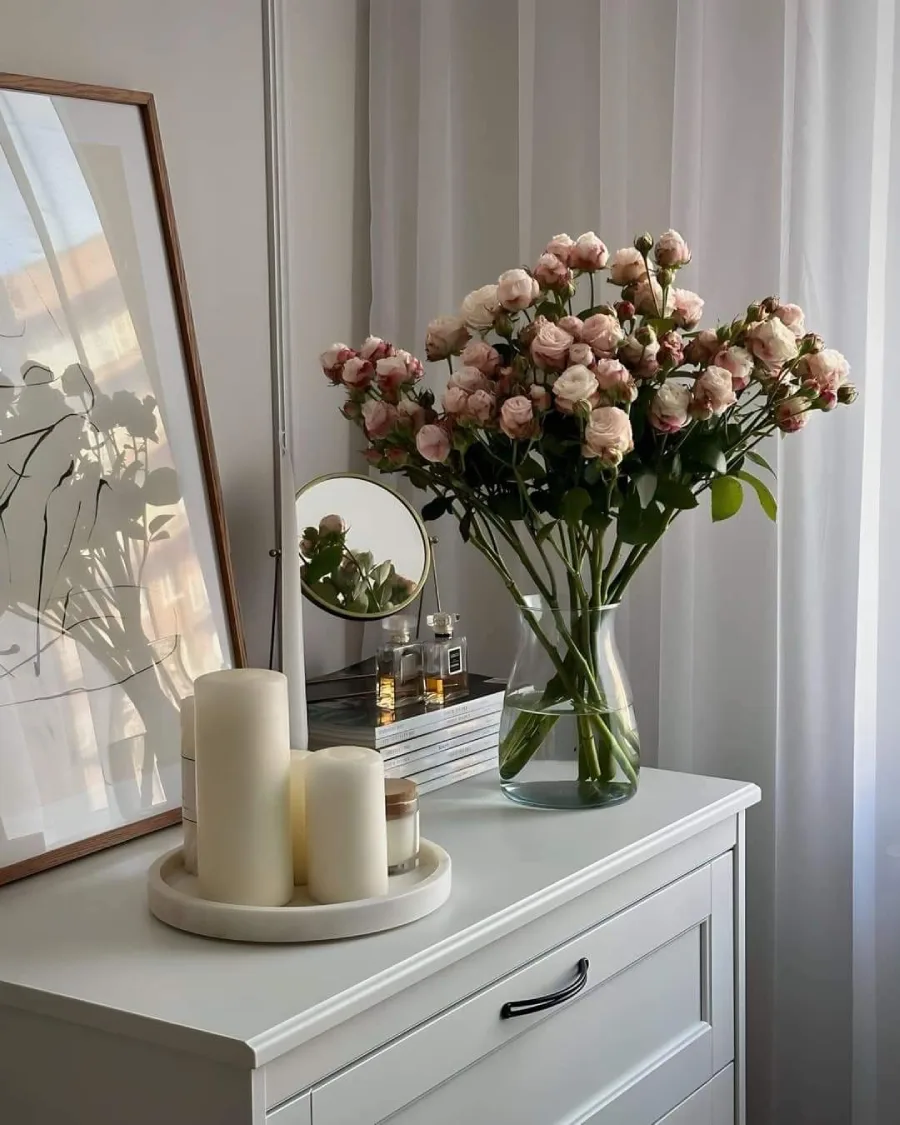 bedroom dresser decor ideas