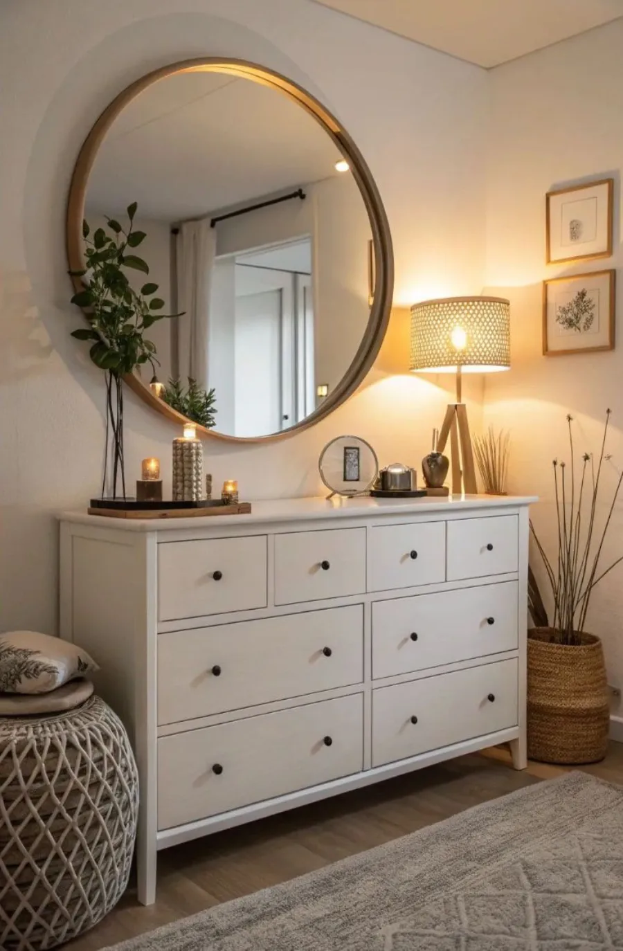 bedroom dresser decor ideas