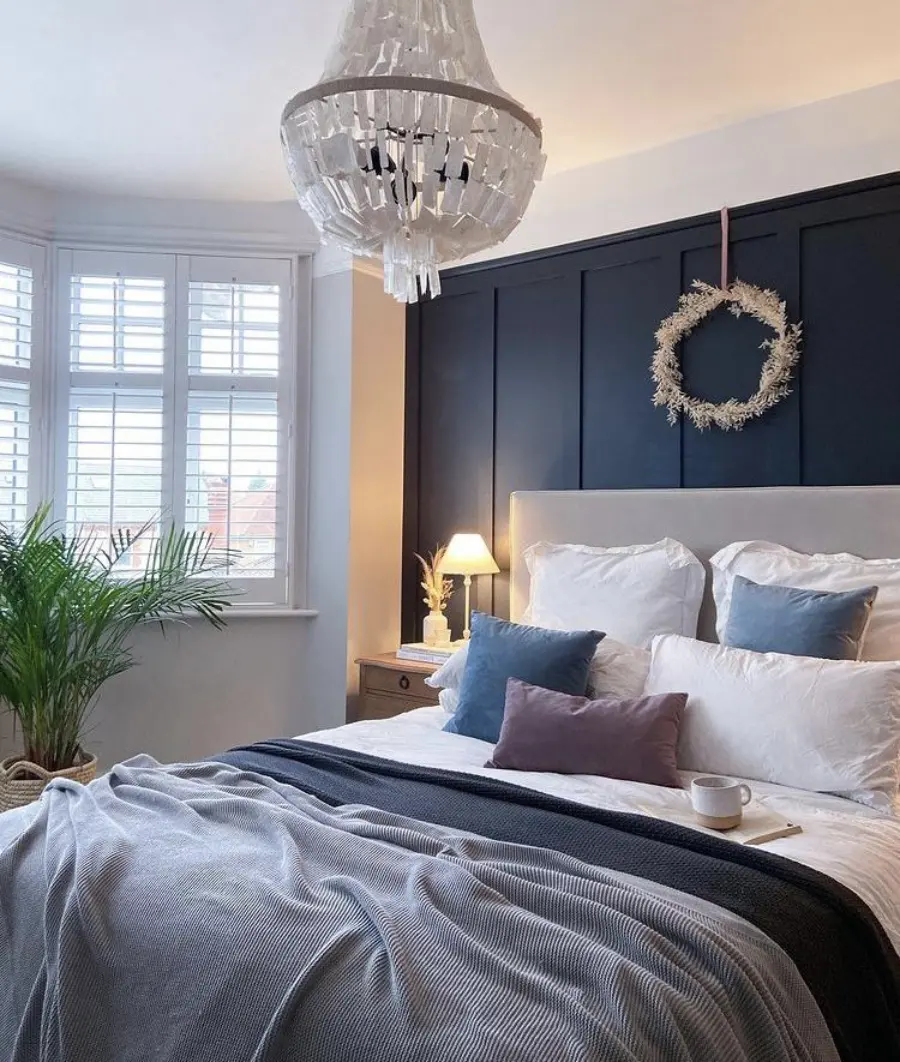 blue and white bedroom ideas