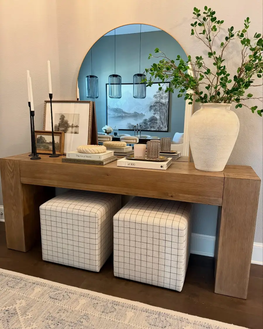 console table decor