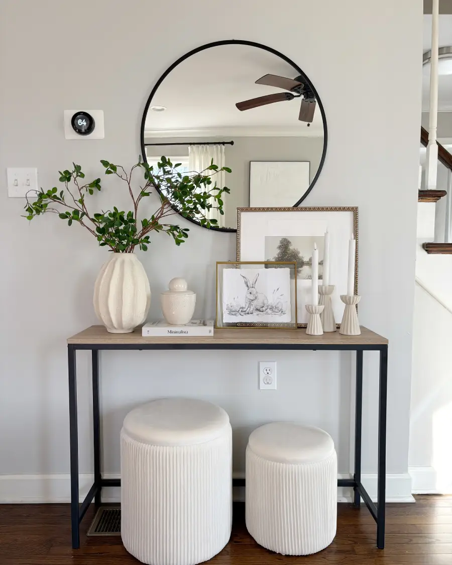 console table decor