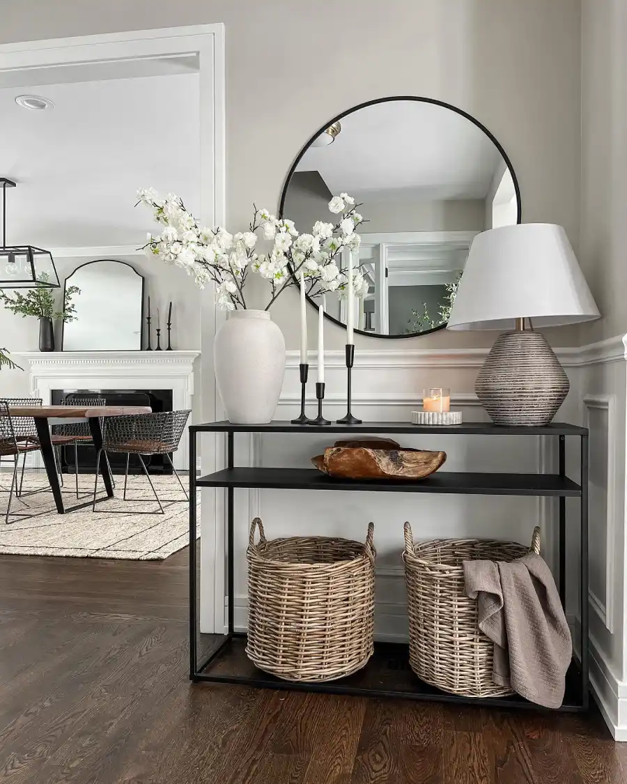 console table decor