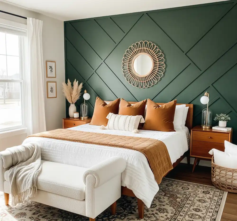 dark green bedroom ideas
