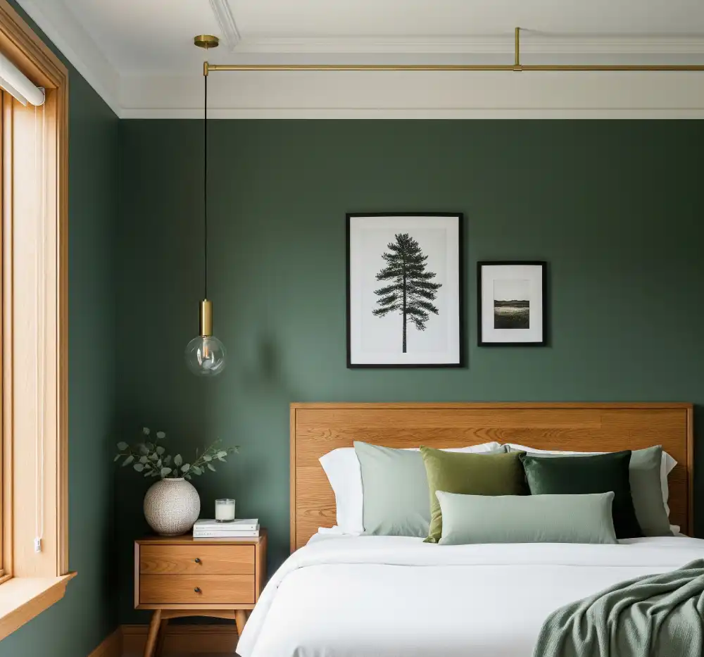 dark green bedroom ideas