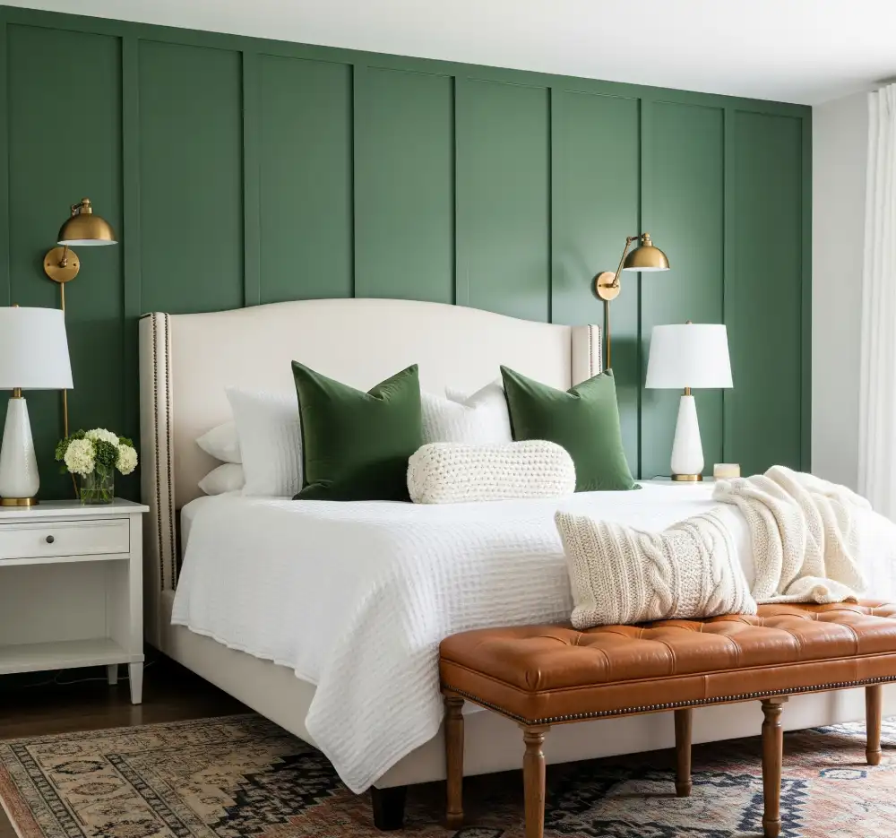 dark green bedroom ideas