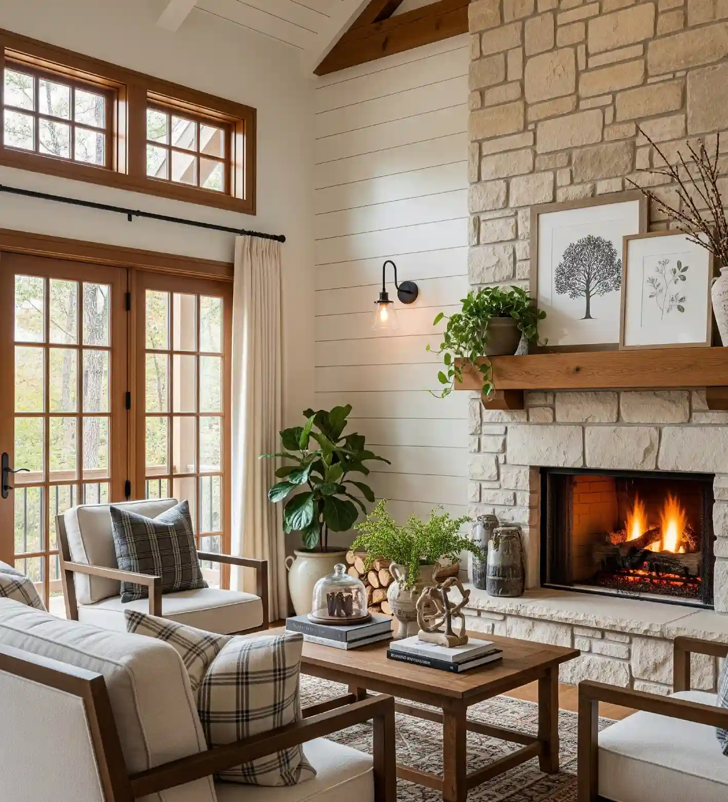 farmhouse living room