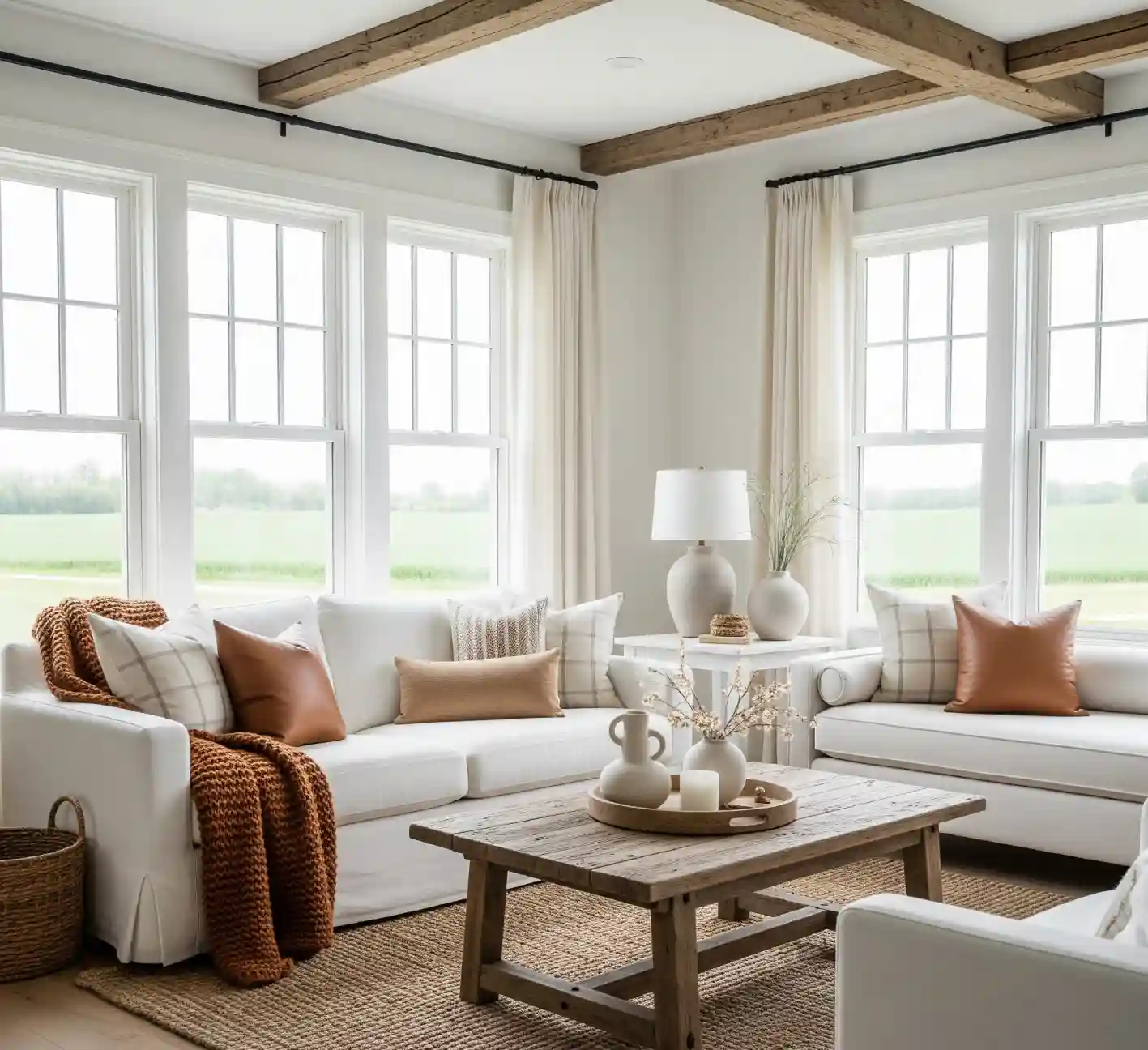 farmhouse living room