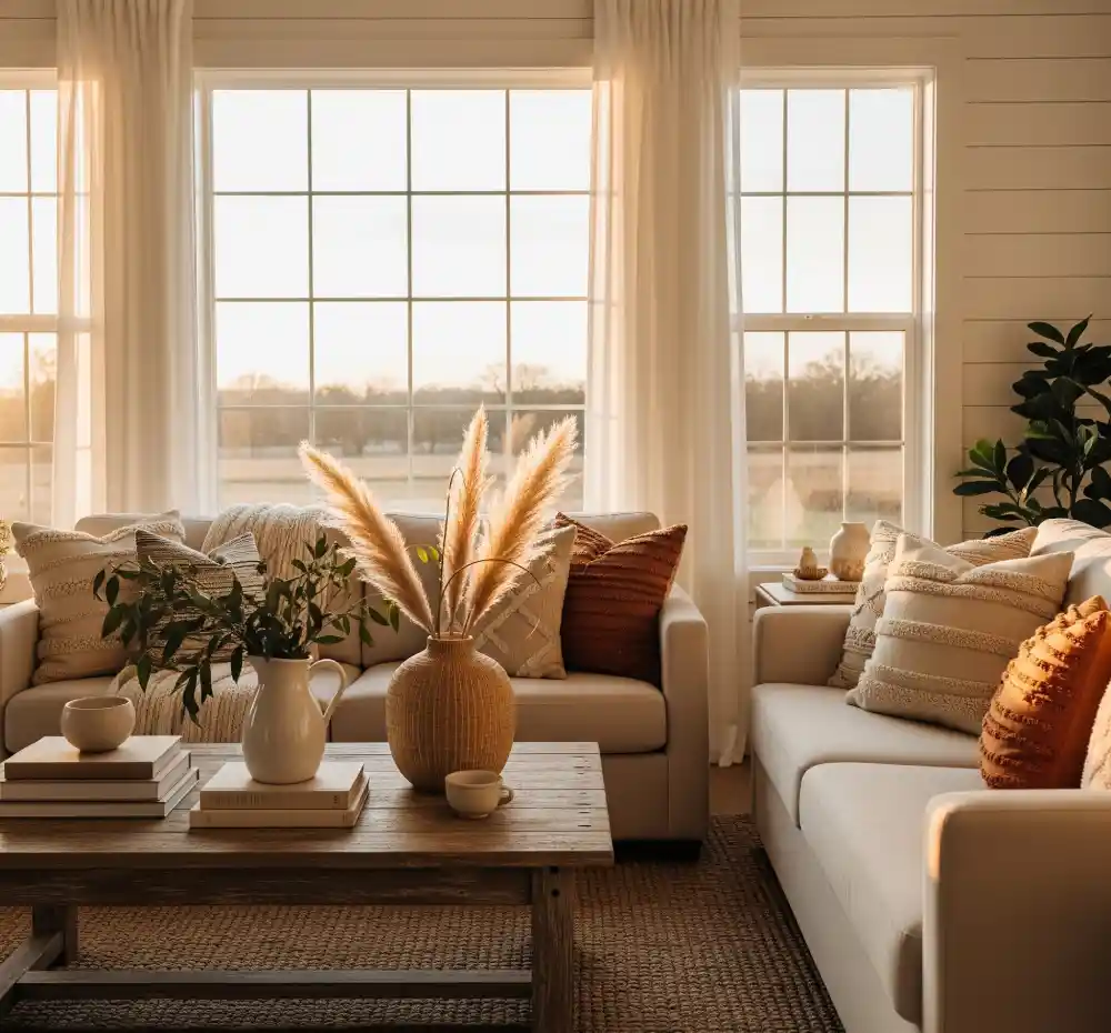 farmhouse living room