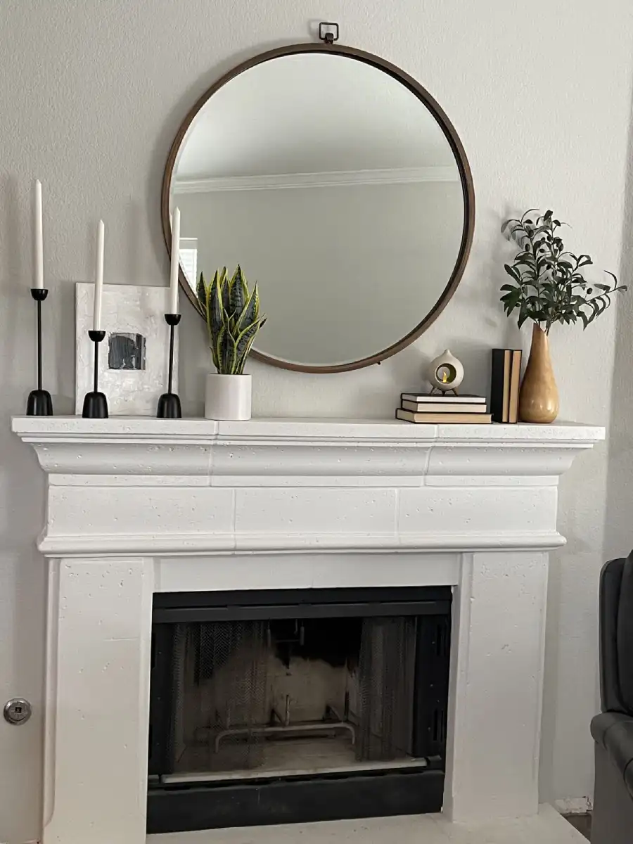 fireplace decor