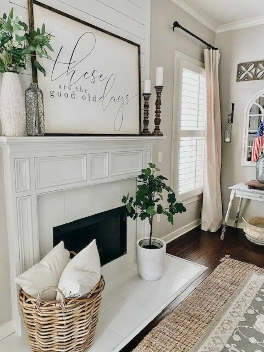 fireplace decor