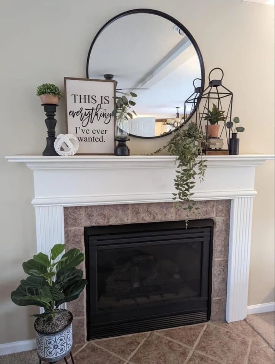 fireplace decor