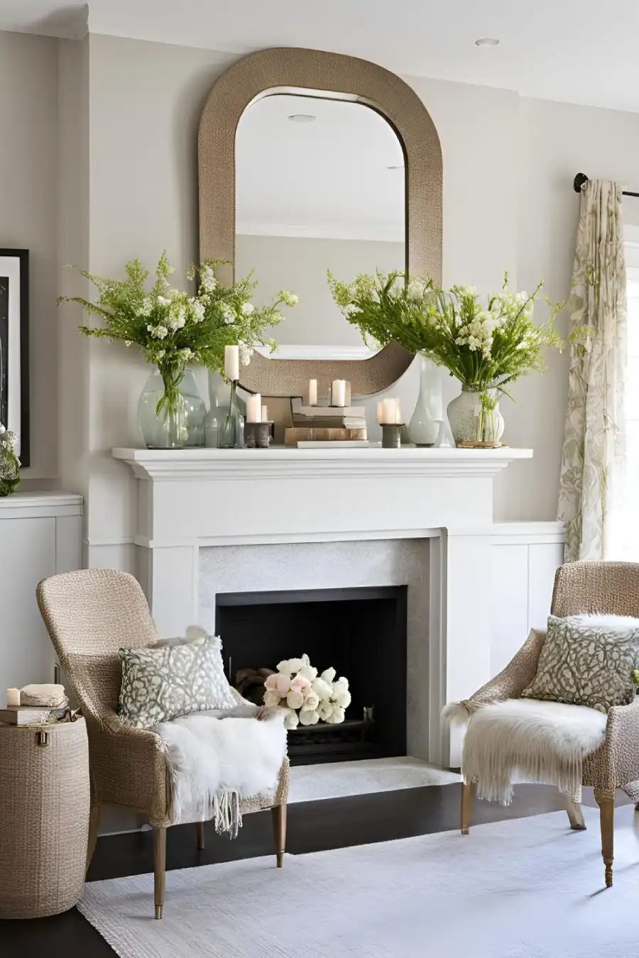 fireplace decor
