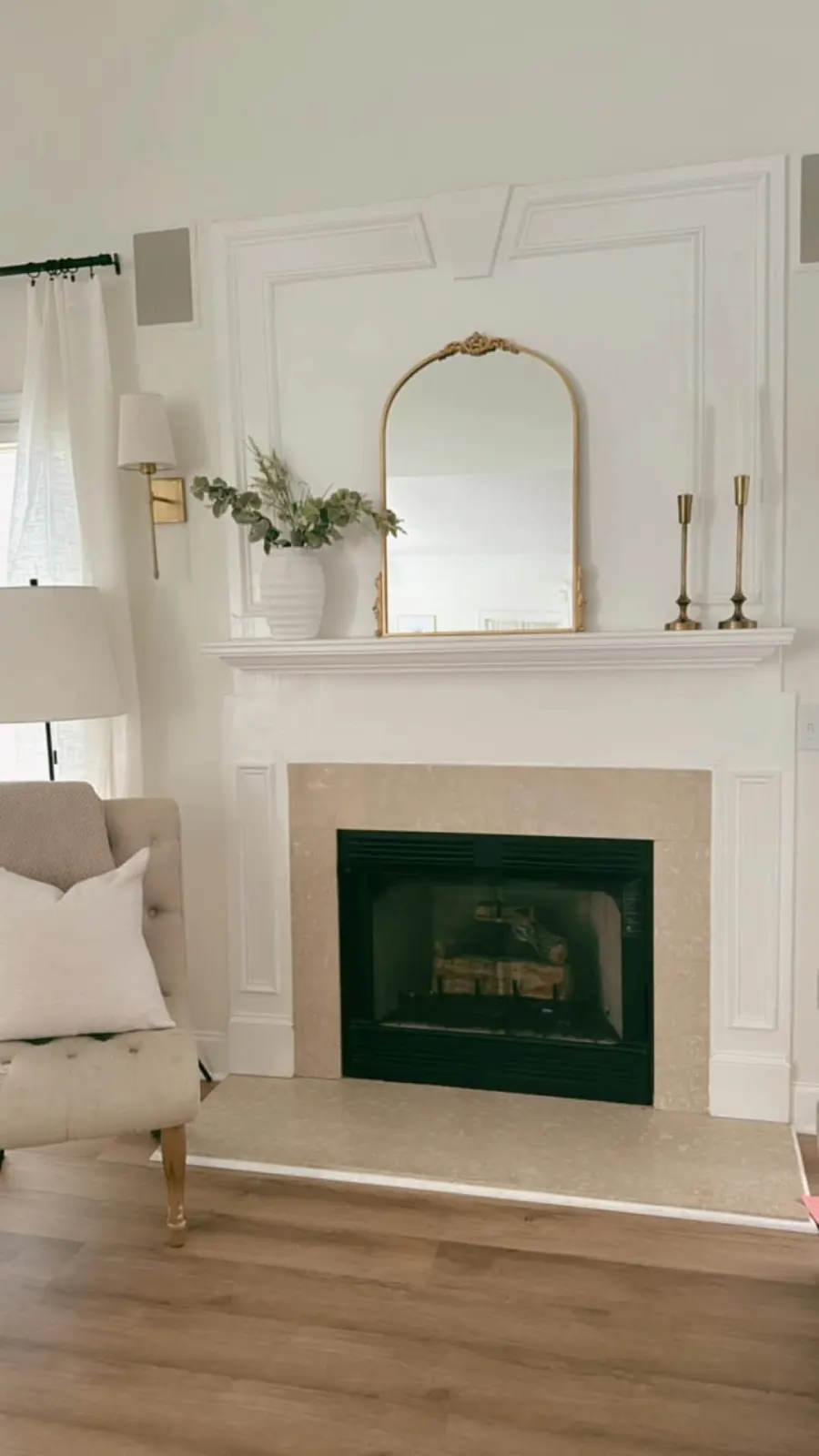 fireplace decor