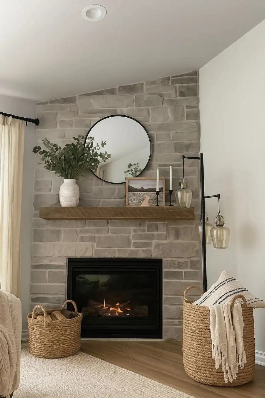 fireplace decor