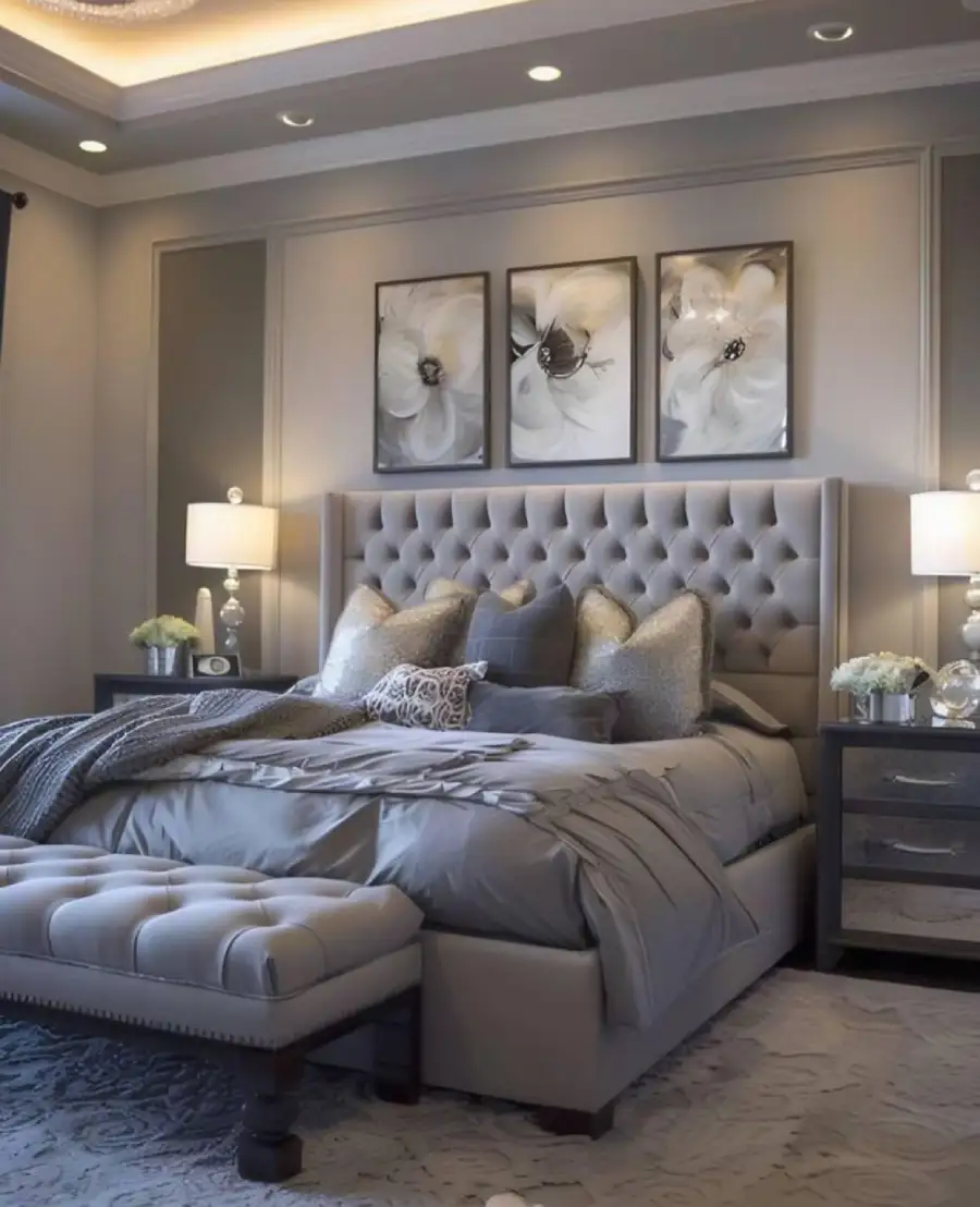 grey bedroom ideas