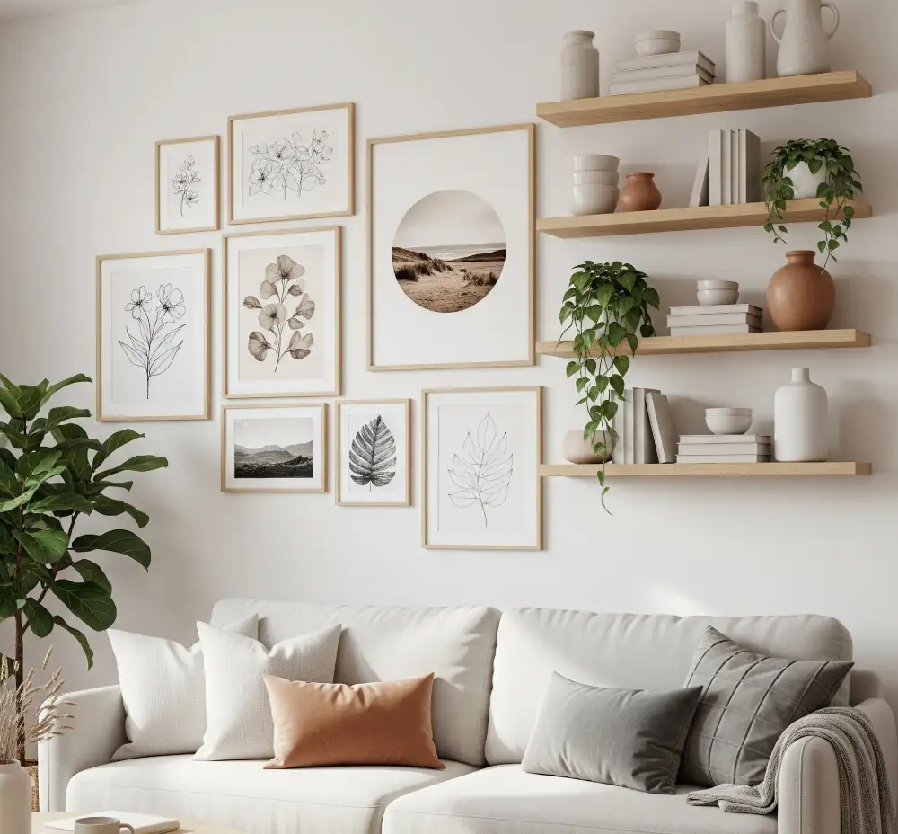 living room wall decor ideas