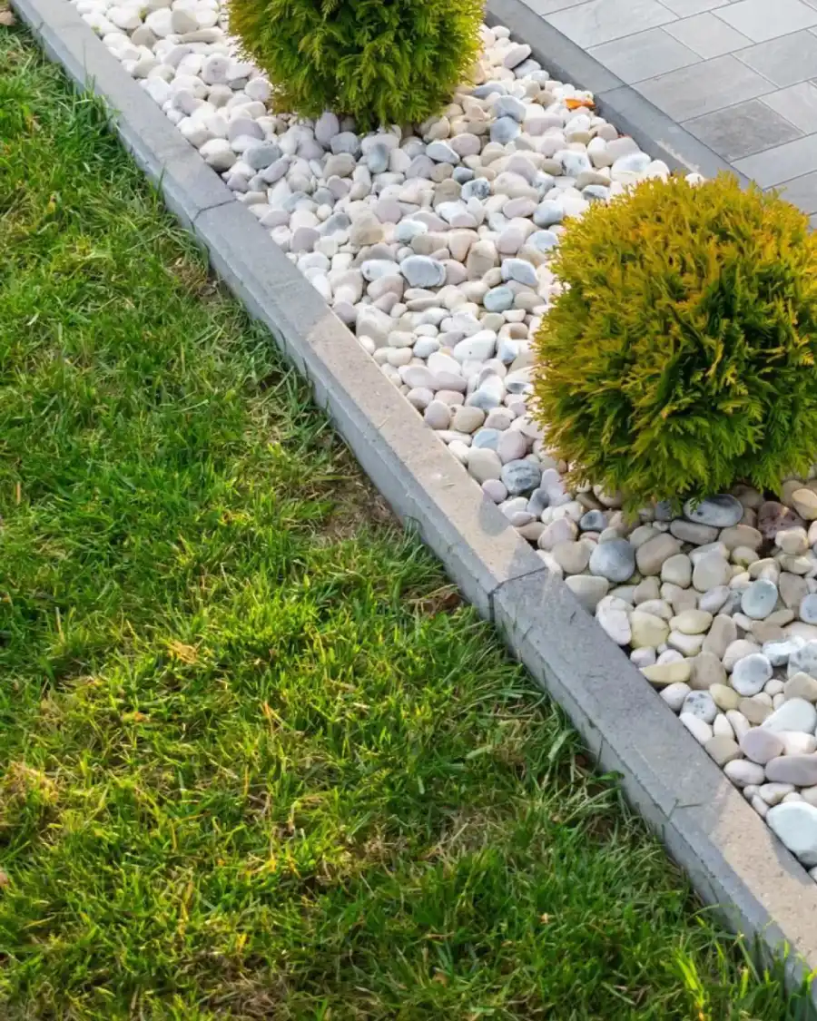river rock landscaping ideas