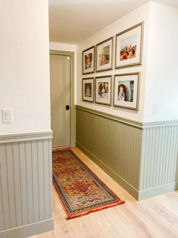 Two-Tone Hallway Wainscoting